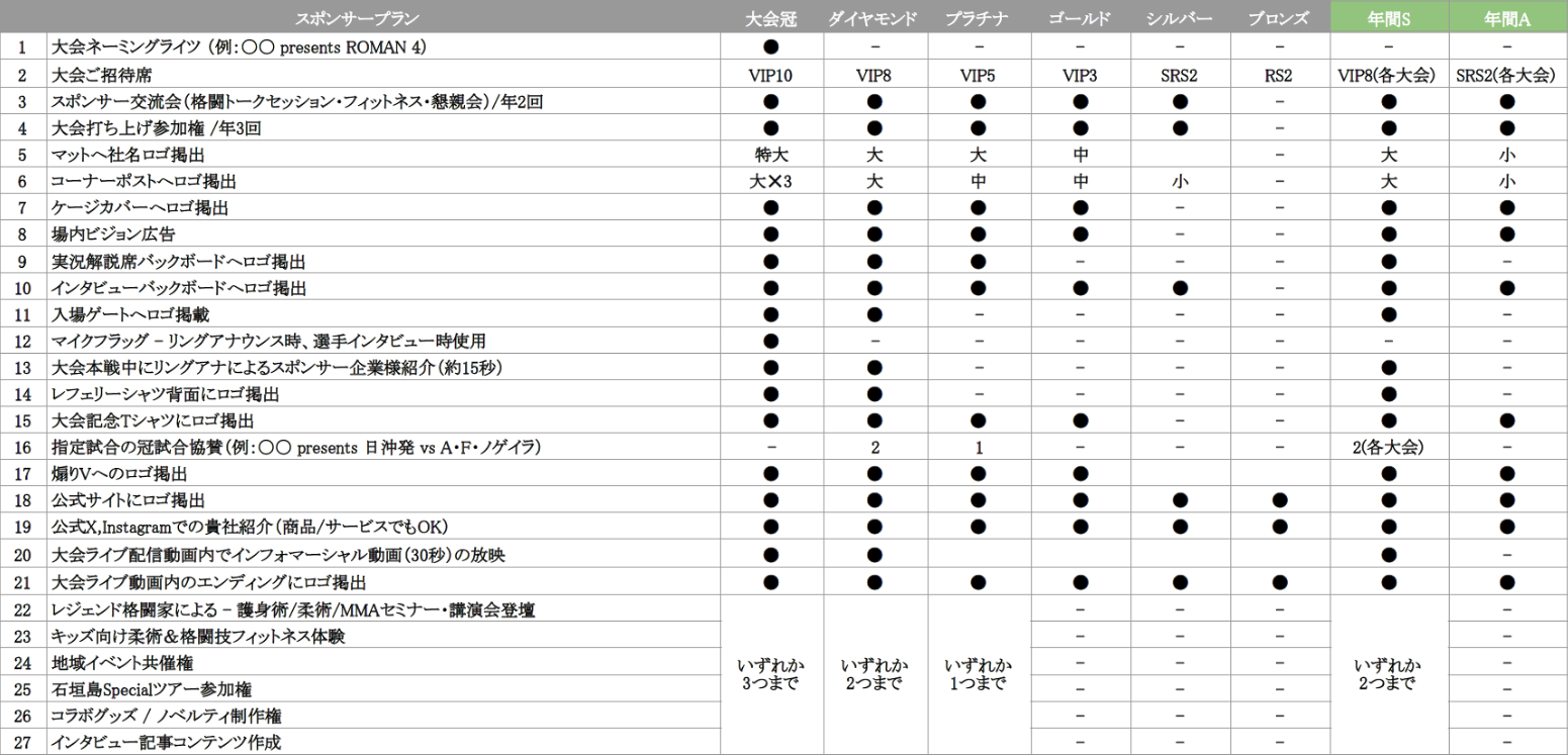 スポンサープラン